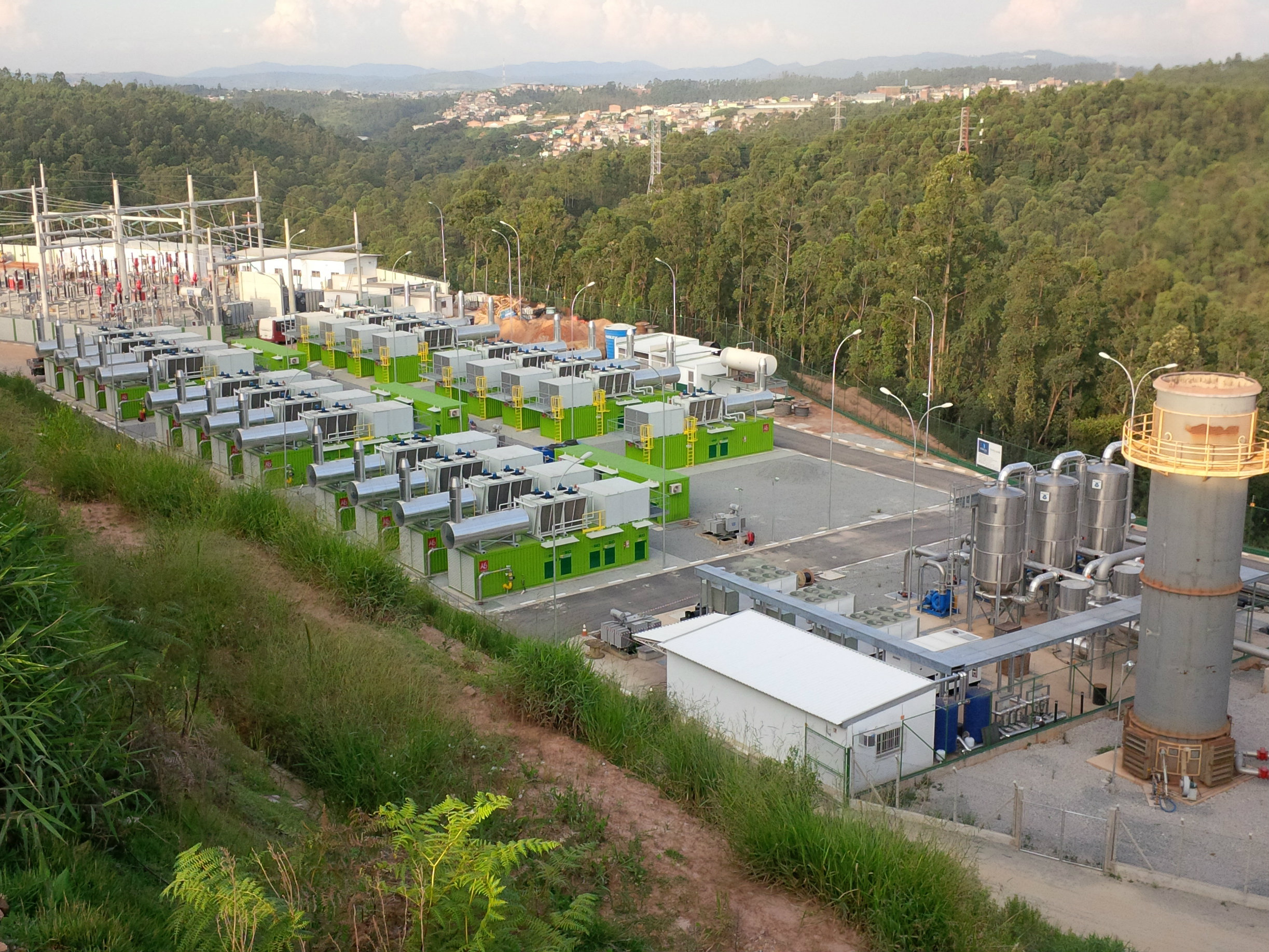 Usina de bioenergia em funcionamento no Brasil 